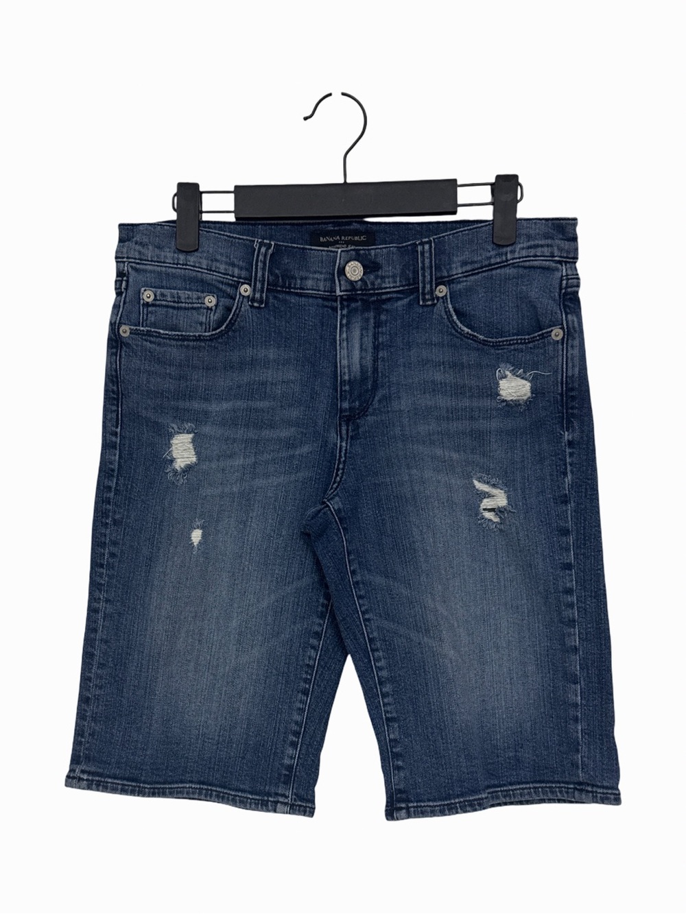 Banana Republic Boyfriend Jean Distressed Denim Shorts 8/29